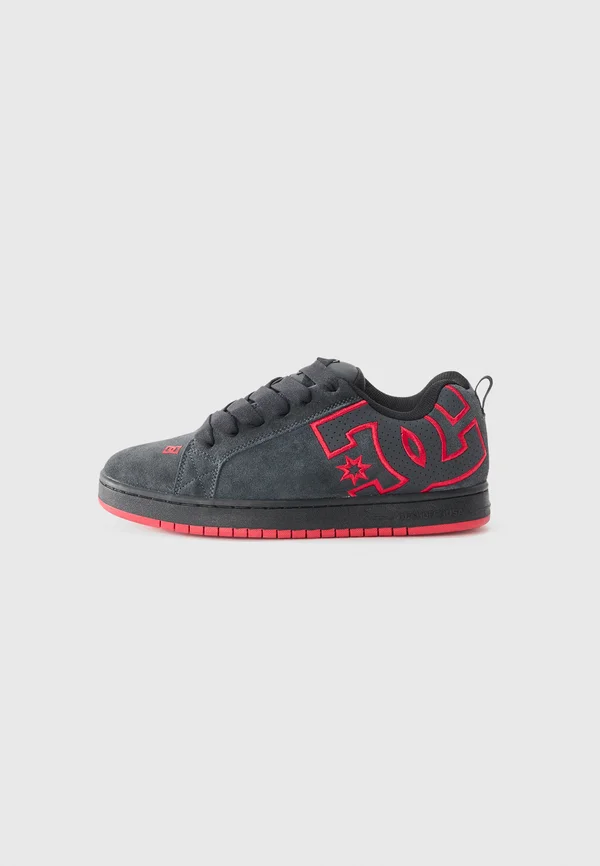 COURT GRAFFIK UNISEX - Sneaker low - dark grey/red