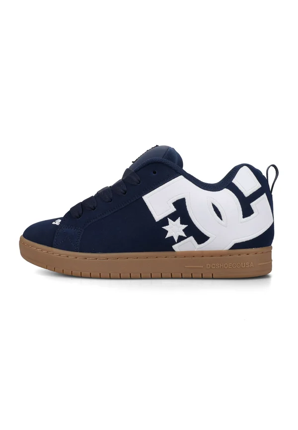 COURT GRAFFIK UNISEX - Sneaker low - navy/gum