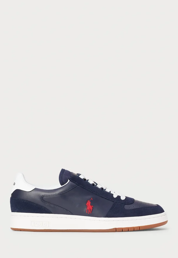 COURT LEATHER-SUEDE TRAINER - Sneaker low - newport navy