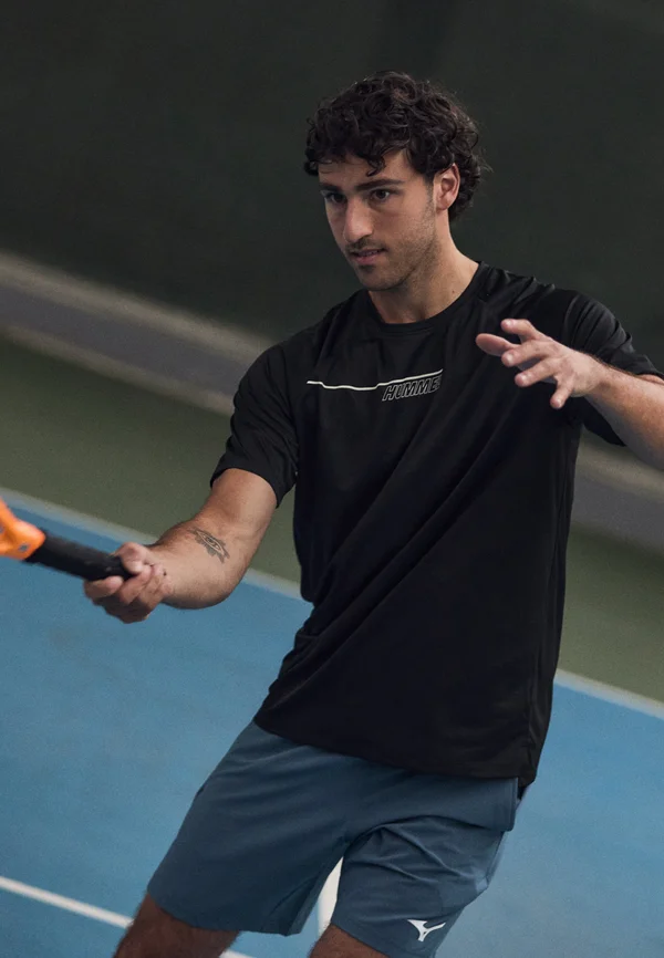 COURT LIGHT WEIGHT - Sport T-Shirt - light grey/black