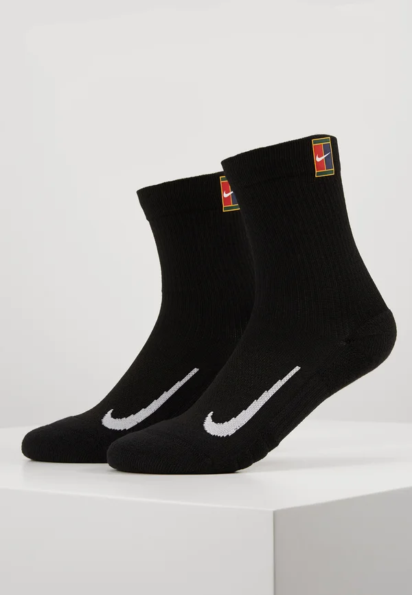 COURT MULTIPLIER CUSHIONED 2 PACK UNISEX - Sportsocken - black