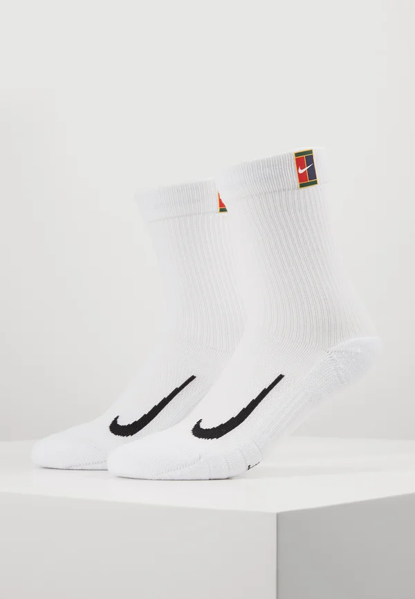 COURT MULTIPLIER CUSHIONED 2 PACK UNISEX - Sportsocken - white