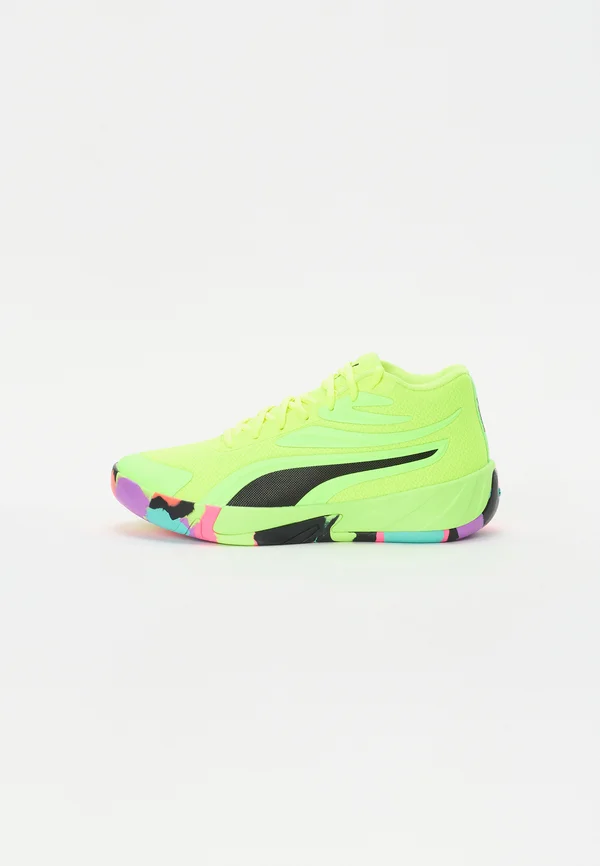 COURT PRO MARBLE UNISEX - Basketballschuh - yellow alert/green glare