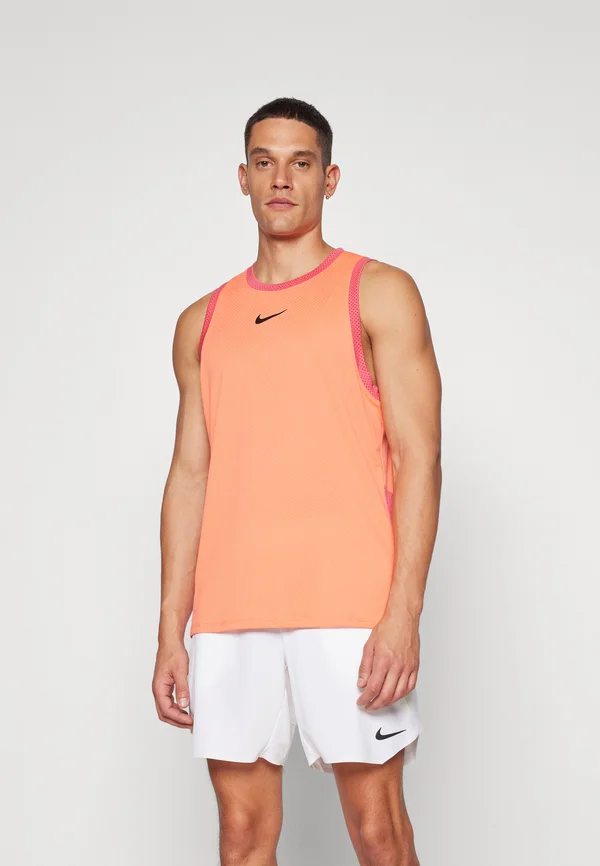 COURT SLAM TANK  - Top - light wild mango/aster pink/black