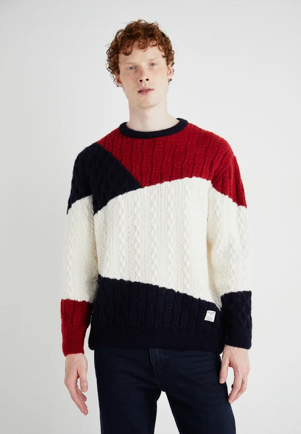 COURT - Strickpullover - dulwich blue