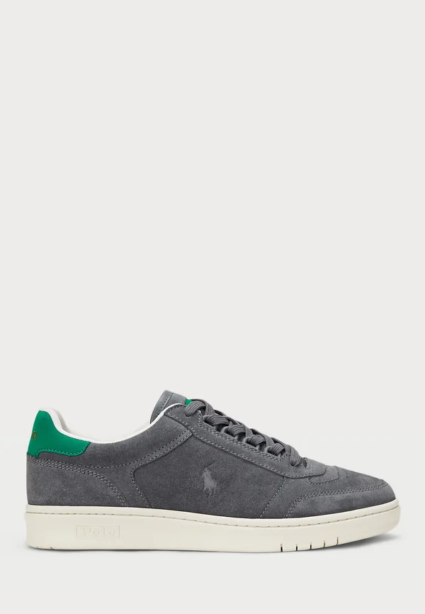 COURT SUEDE SNEAKER UNISEX - Sneaker low - charcoal grey/green