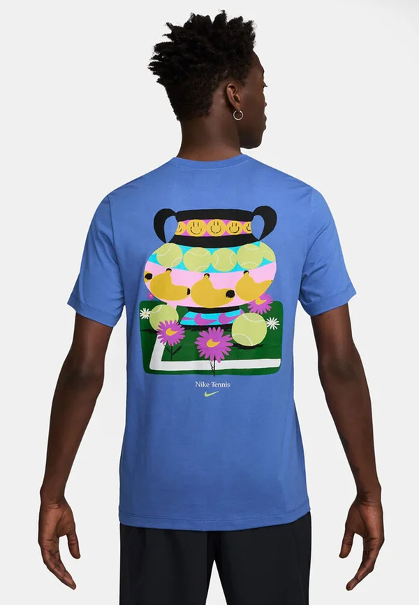 COURT - T-Shirt print - comet blue