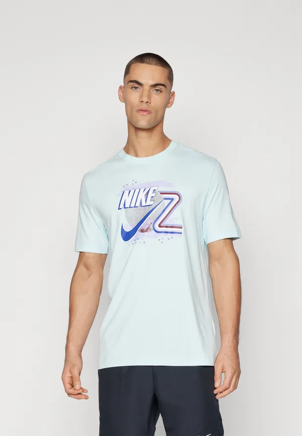 COURT TEE - Sport T-Shirt - glacier blue