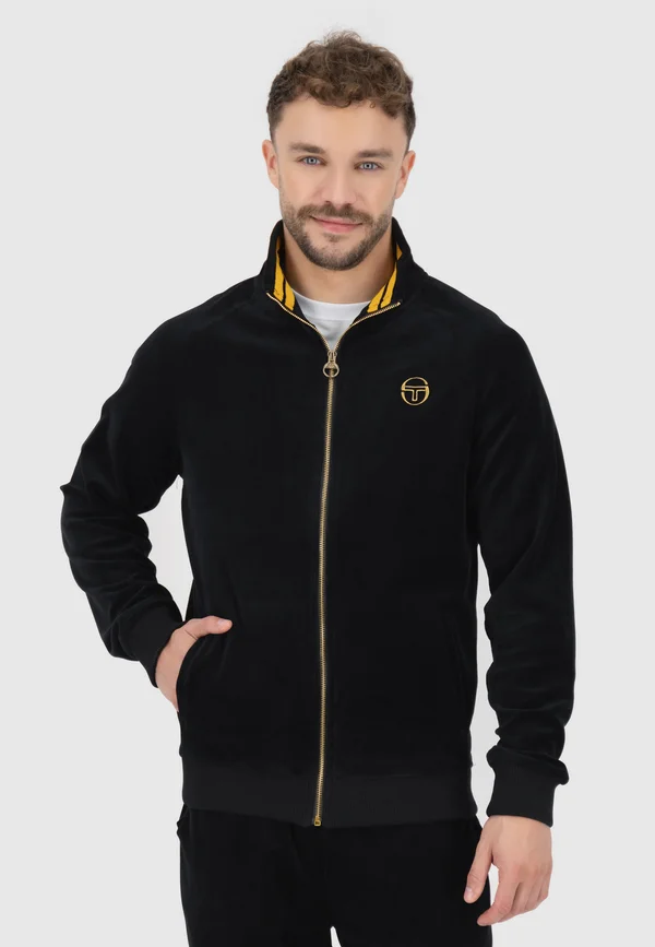 COURT VELOUR - Trainingsjacke - black