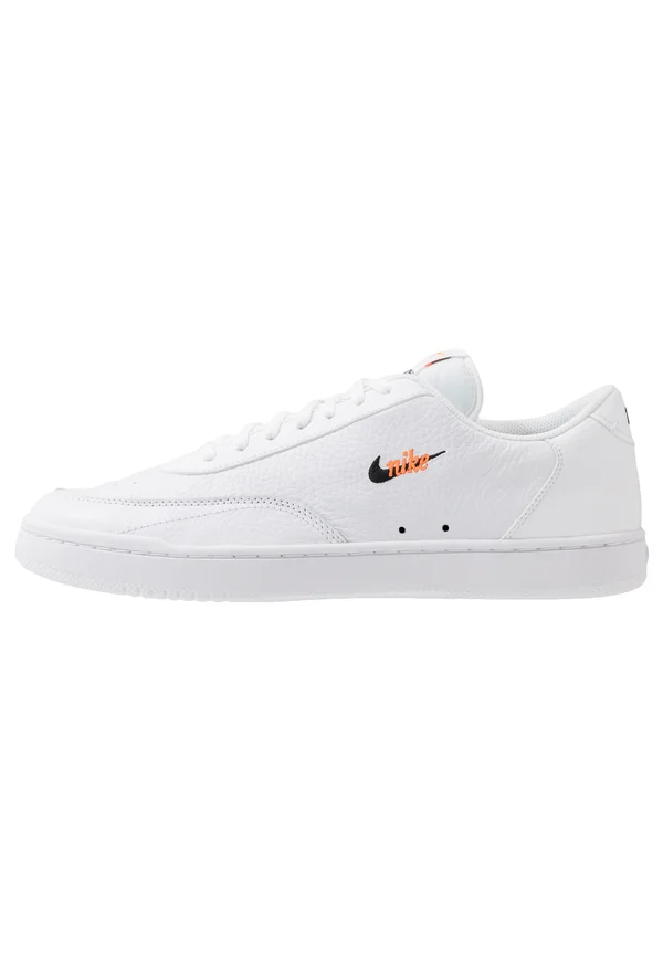 COURT VINTAGE UNISEX - Sneaker low - white/black/total orange