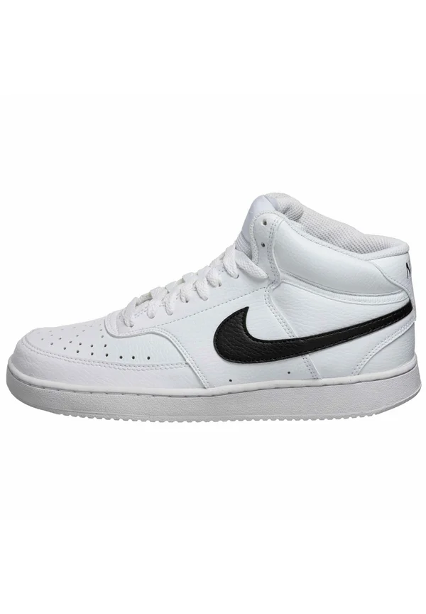 COURT VISION MID NATURE  - Sneaker high - white black white