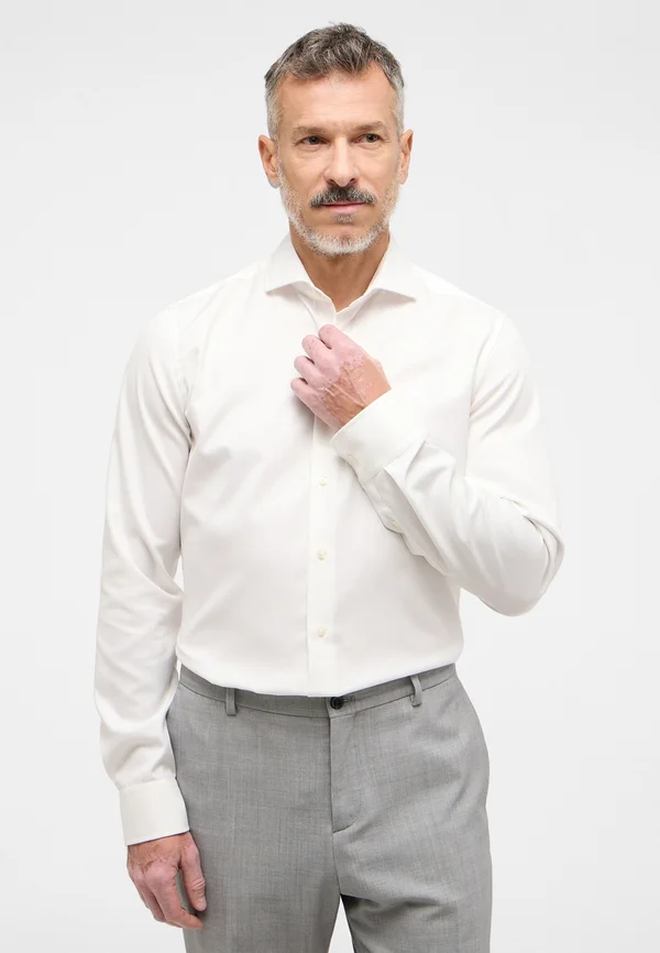 COVER SHIRT - SLIM FIT - Businesshemd - creme