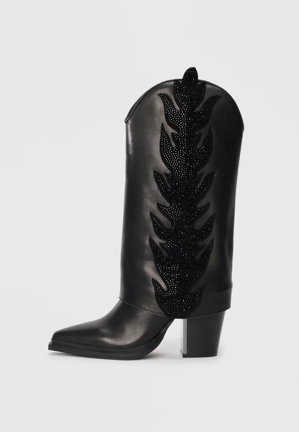 Cowboy-/Bikerboot - black