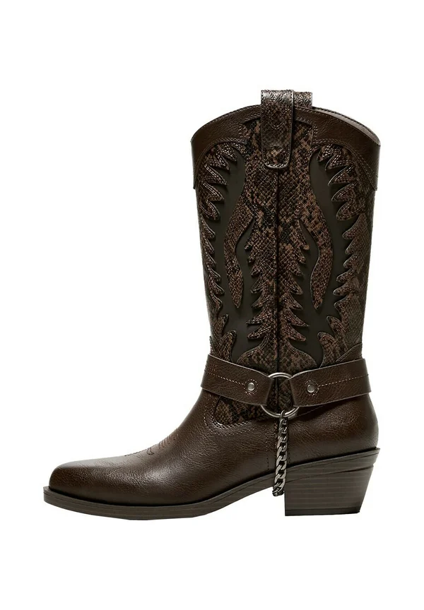 Cowboy-/Bikerboot - brown