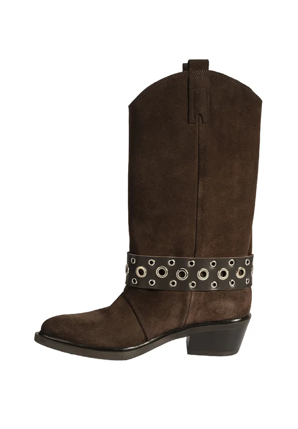 Cowboy-/Bikerboot - brown