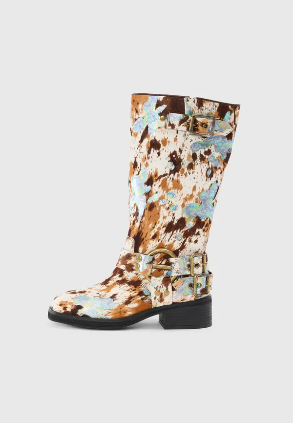Cowboy-/Bikerboot - multi-coloured