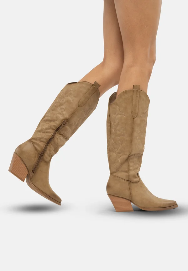 Cowboy-/Bikerboot - natur