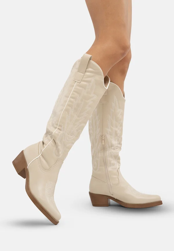 Cowboy-/Bikerboot - natur