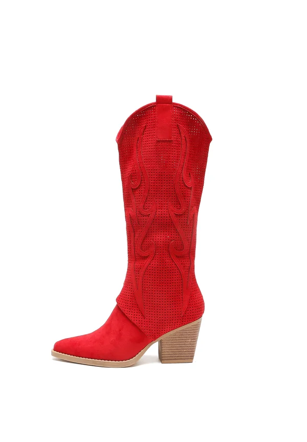 Cowboy-/Bikerboot - rot