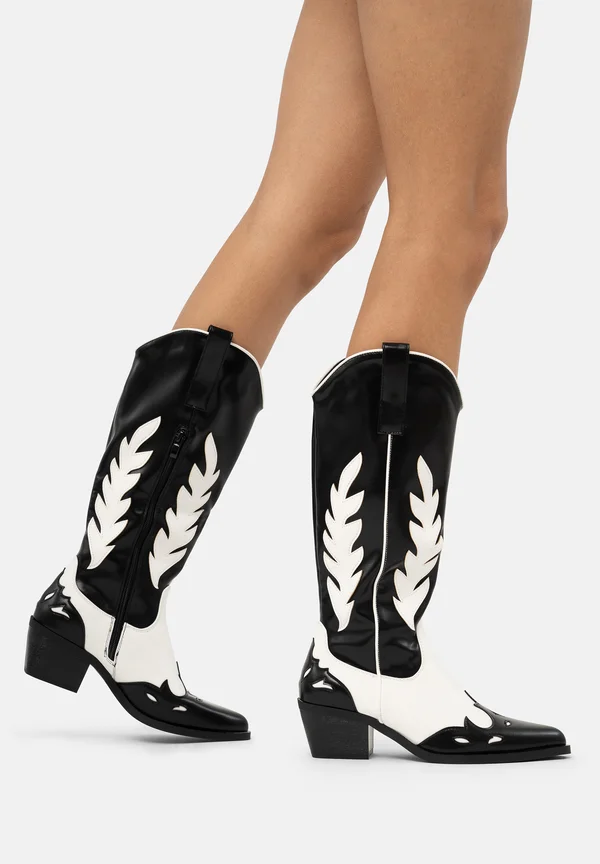 Cowboy-/Bikerboot - schwarz