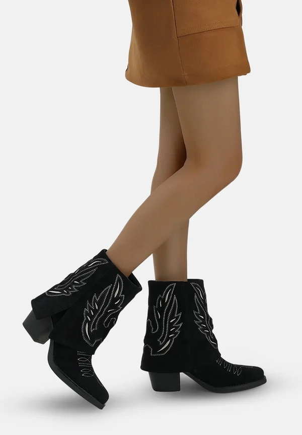 Cowboy-/Bikerboot - schwarz