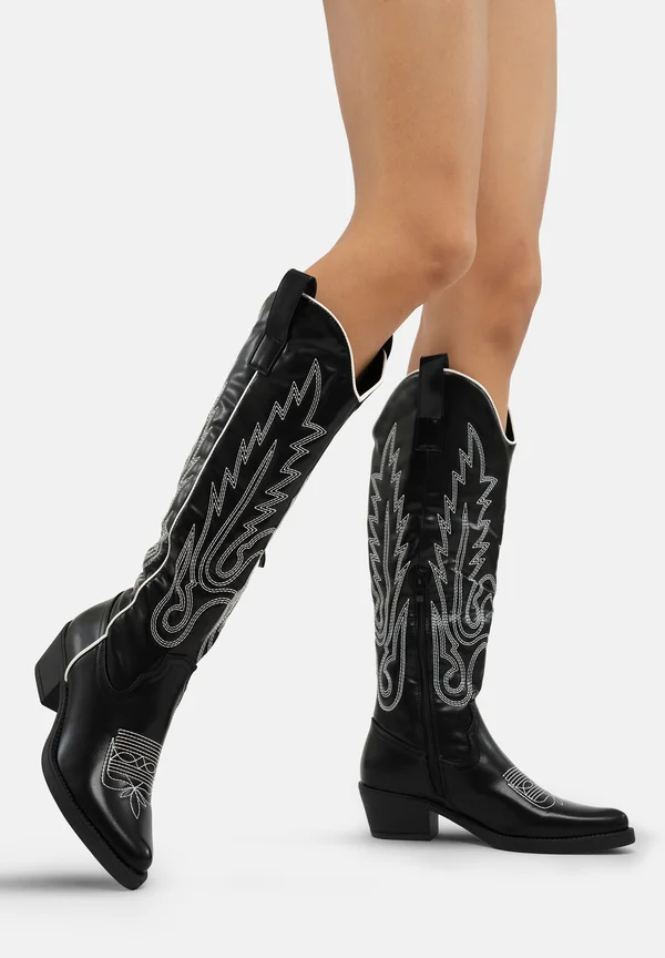 Cowboy-/Bikerboot - schwarz