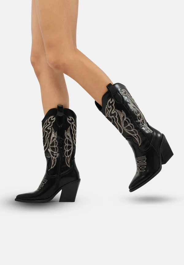 Cowboy-/Bikerboot - schwarz