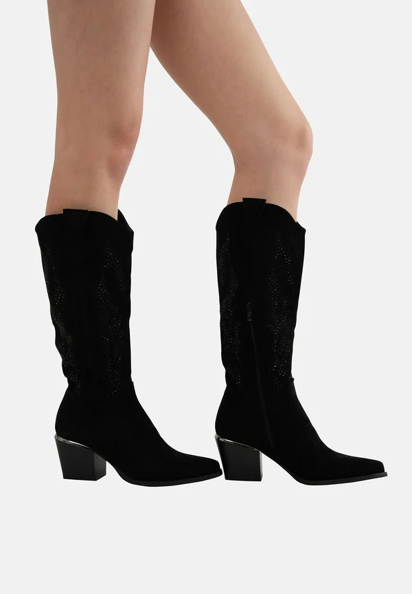 Cowboy-/Bikerboot - schwarz