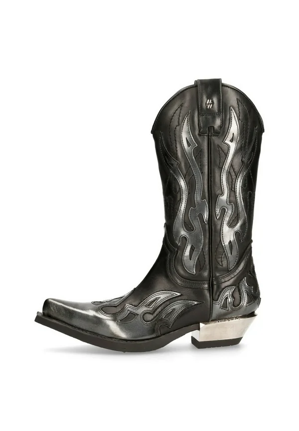 Cowboy-/Bikerboot - schwarz