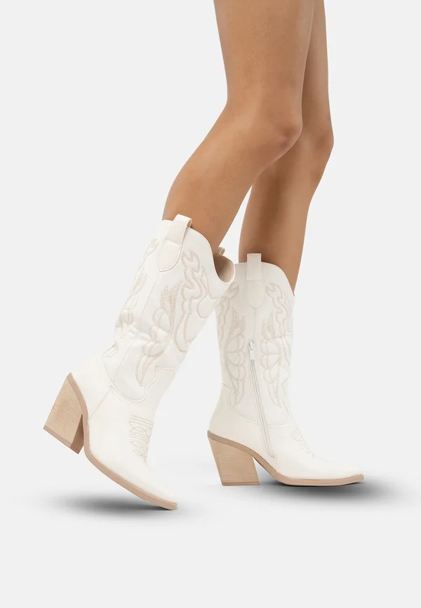 Cowboy-/Bikerboot - weiß