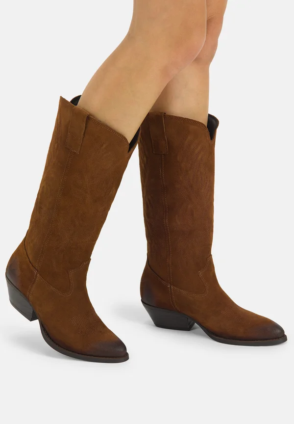 Cowboy-/Bikerboot - wood