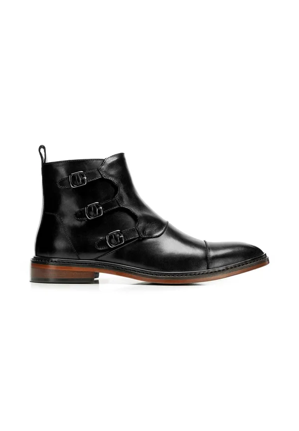 Cowboy-/Bikerstiefelette - black