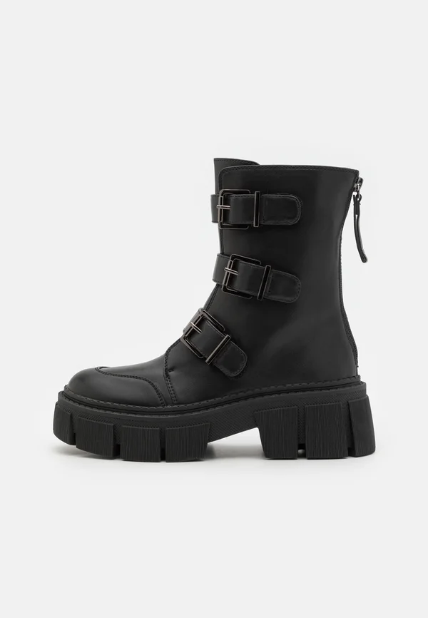 Cowboy-/Bikerstiefelette - black