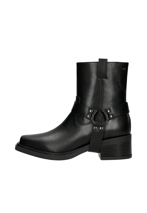 Cowboy-/Bikerstiefelette - black