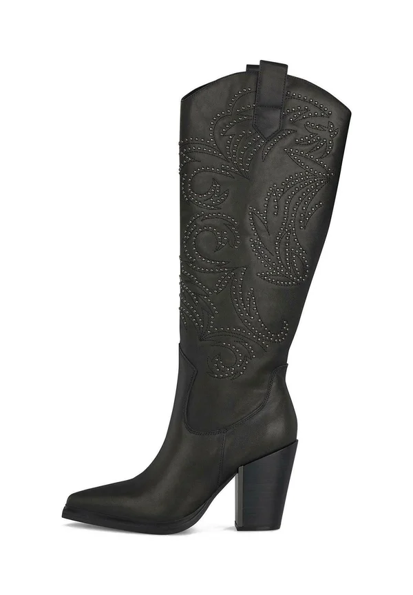 Cowboy-/Bikerstiefelette - black