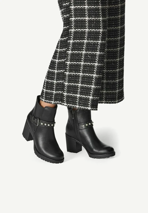 Cowboy-/Bikerstiefelette - black