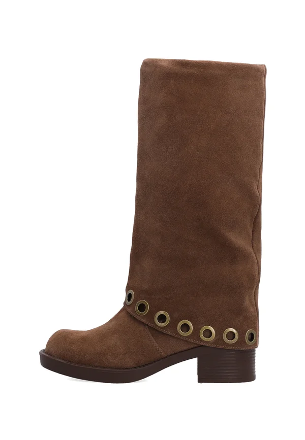 Cowboy-/Bikerstiefelette - brown