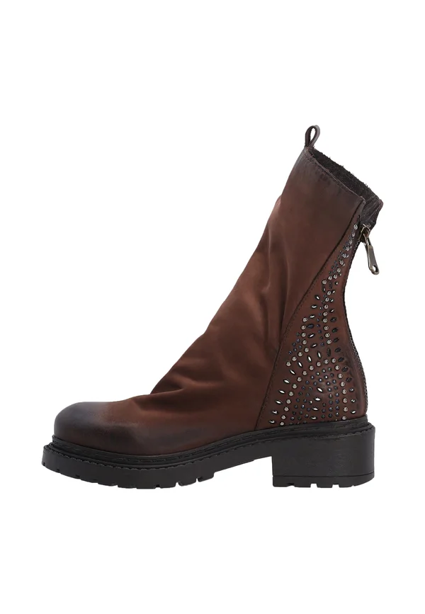 Cowboy-/Bikerstiefelette - brown