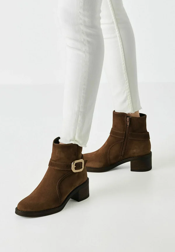 Cowboy-/Bikerstiefelette - brown