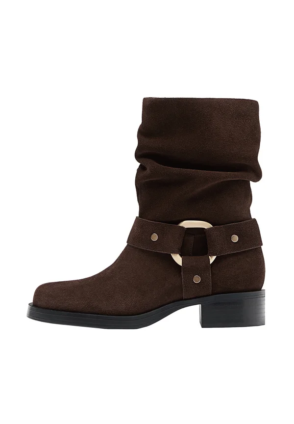 Cowboy-/Bikerstiefelette - brown