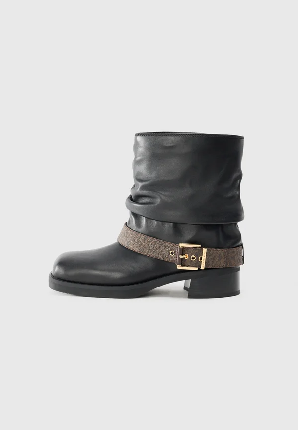 Cowboy-/Bikerstiefelette - brown/black