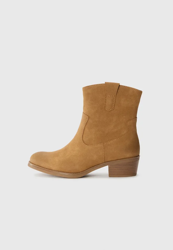 Cowboy-/Bikerstiefelette - camel