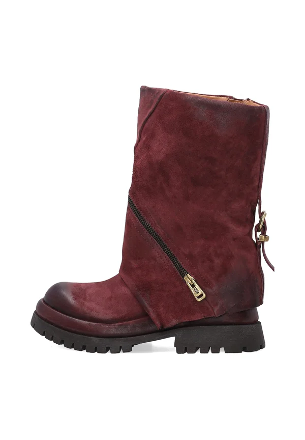 Cowboy-/Bikerstiefelette - dark red