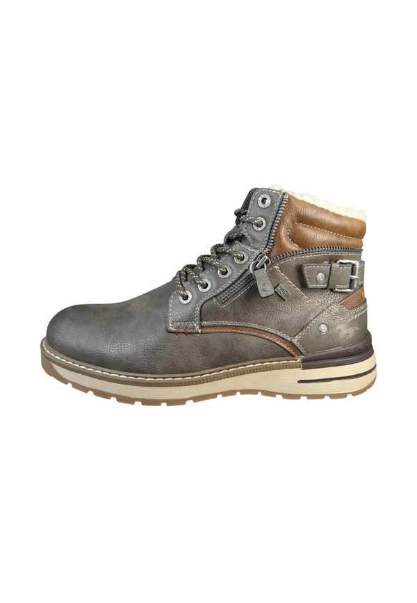 Cowboy-/Bikerstiefelette - dkgrey