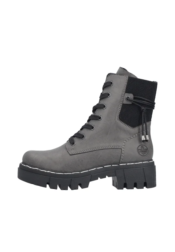 Cowboy-/Bikerstiefelette - grau