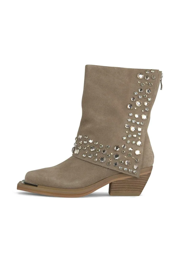 Cowboy-/Bikerstiefelette - light brown