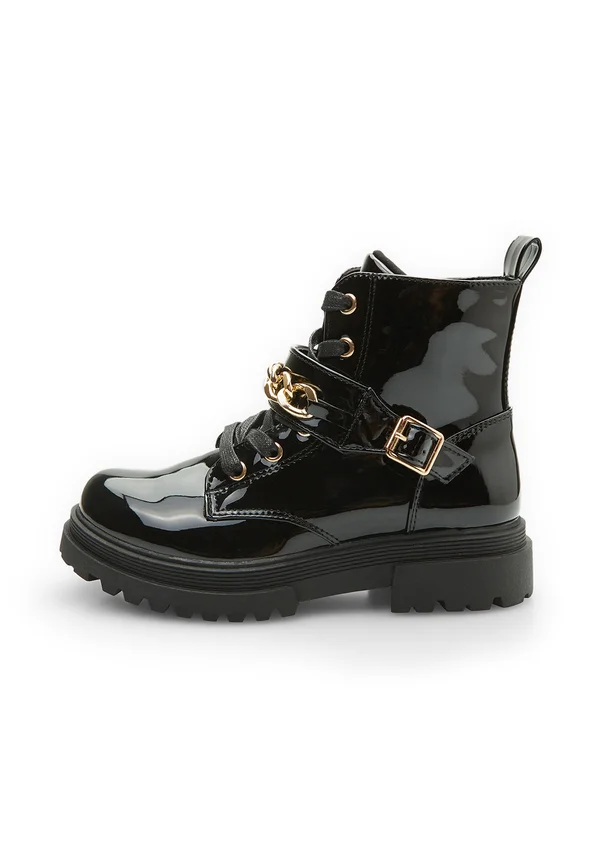 Cowboy-/Bikerstiefelette - nero
