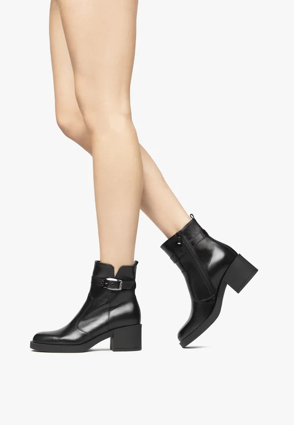 Cowboy-/Bikerstiefelette - nero