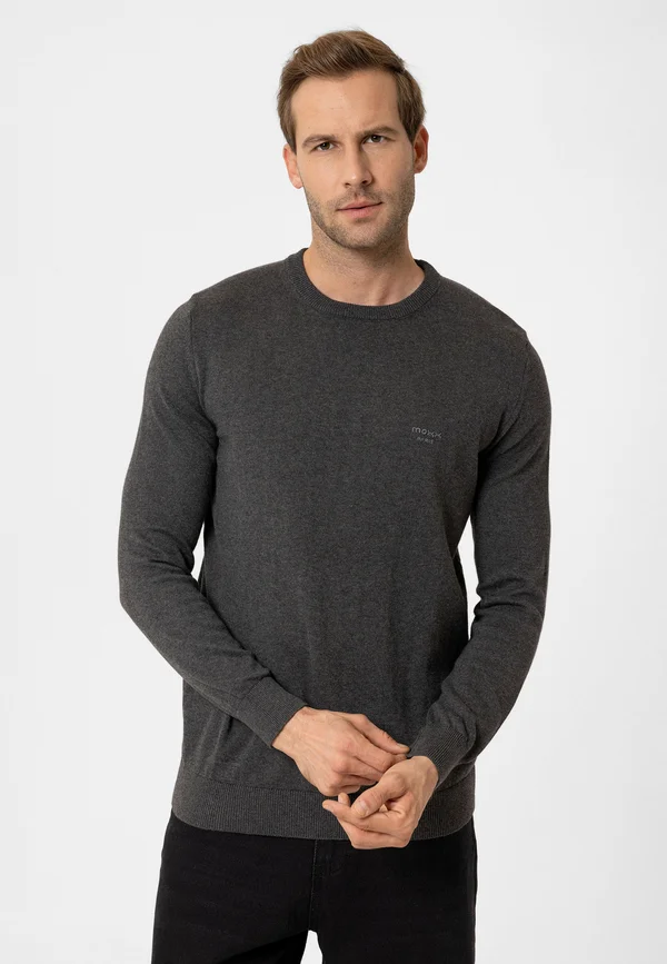 COWEN - Strickpullover - anthracite
