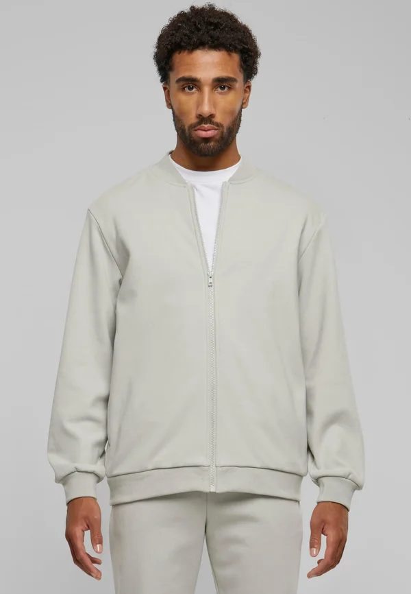 COZY COLLEGE  - Sweatjacke - lightasphalt
